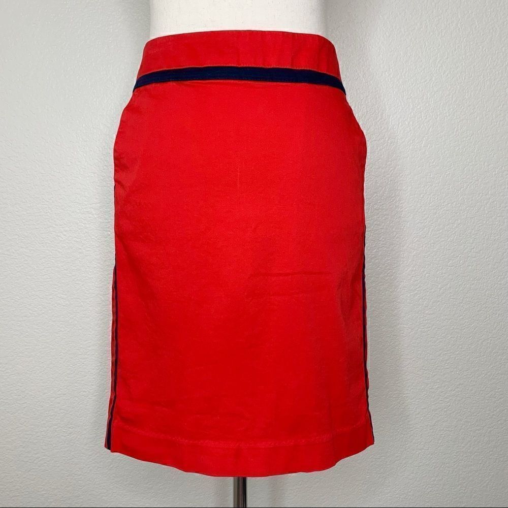 Tommy Hilfiger Red Pencil Skirt, Size 4